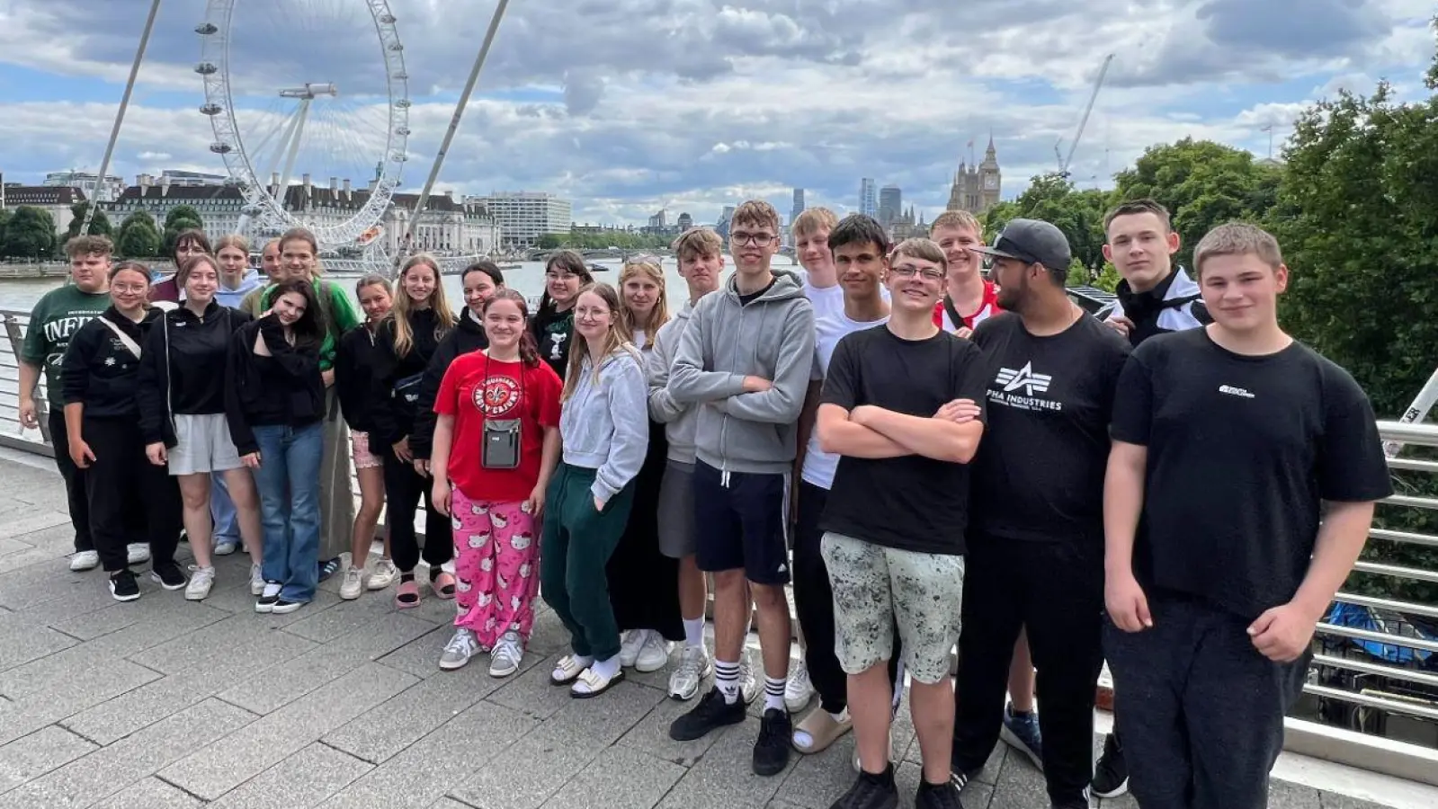 Die Abschlussklasse M10 erlebte einige unvergessliche Tage in London (Bild: Susanne Hayo)