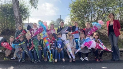 Für 15 Kinder beginnt die Schulzeit in Pechbrunn (Bild: Katharina Herold)