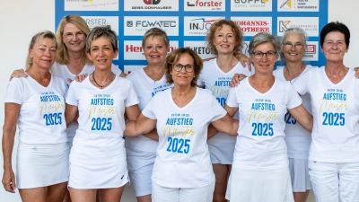 Die Damen 50 des TB Weiden (Abteilung Tennis) sind in die Landesliga 1 aufgestiegen. (Bild: Silvia Anna Blödt-Sejdiu)