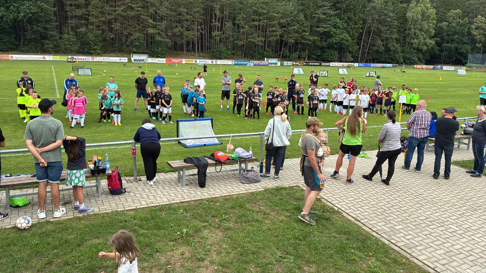 55 Jahre SC – Minifußball-Turnier am Samstag Nachmittag das erste Highlight (Bild: Alina Bäumler)