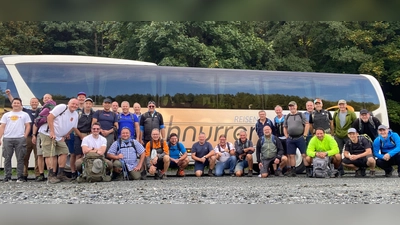 Start zur ASV-TVW-Wanderung 2025 (Bild: Michael Fuhrmann)