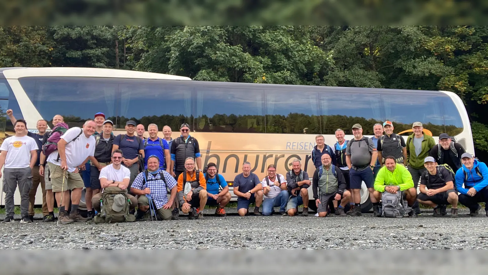 Start zur ASV-TVW-Wanderung 2025 (Bild: Michael Fuhrmann)