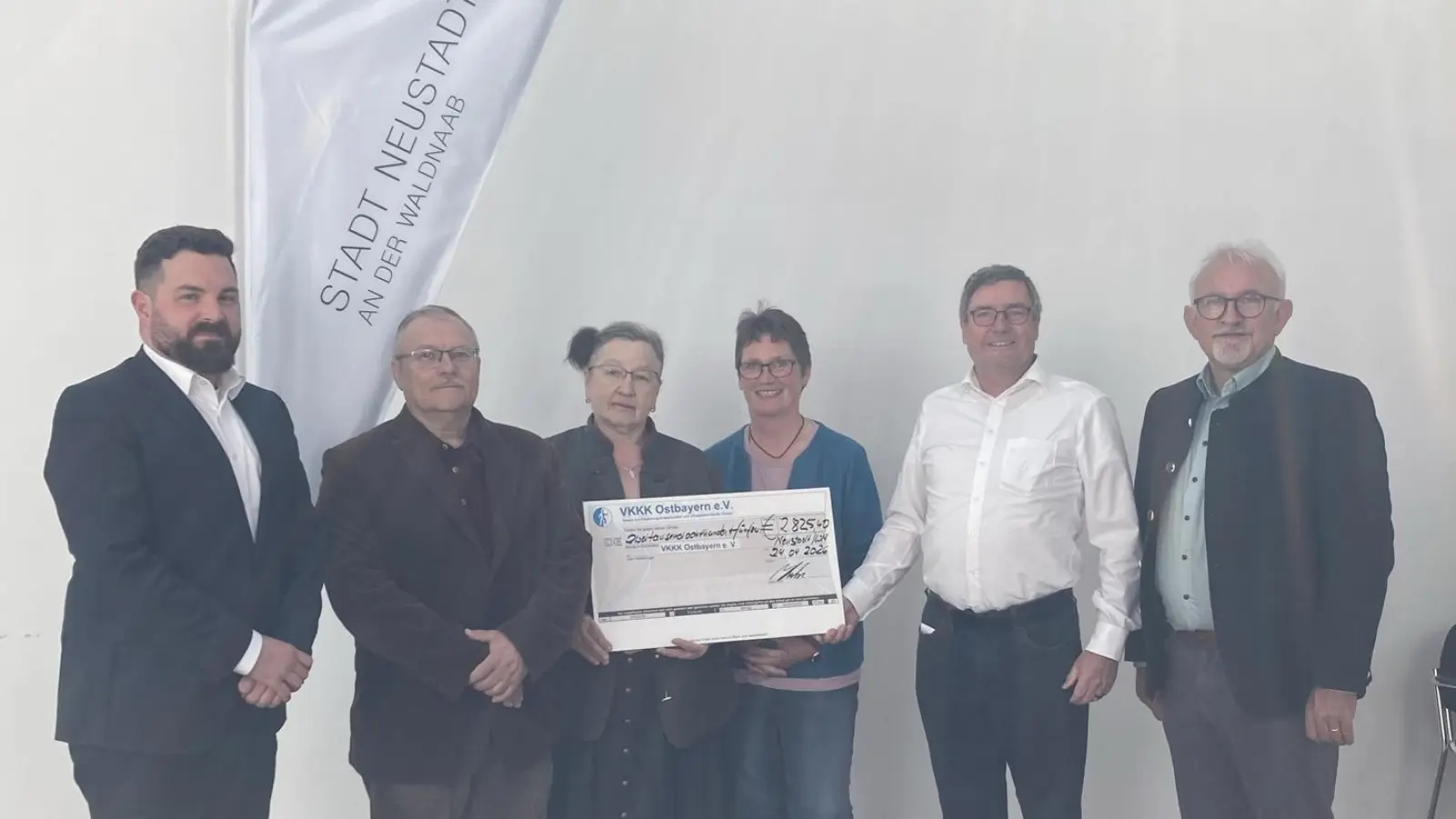 Von links: Sebastian Giering, Gerhard Träger, Anni Löw, Bettina Bäumler, Walter Hölzl und Rudolf Schopper. (Bild: Bettina Bäumler)