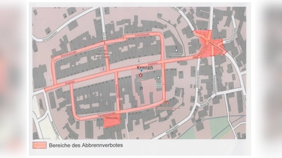 In den rot gekennzeichneten Bereichen gilt das Abbrennverbot.  (Bild: Martin Graser )