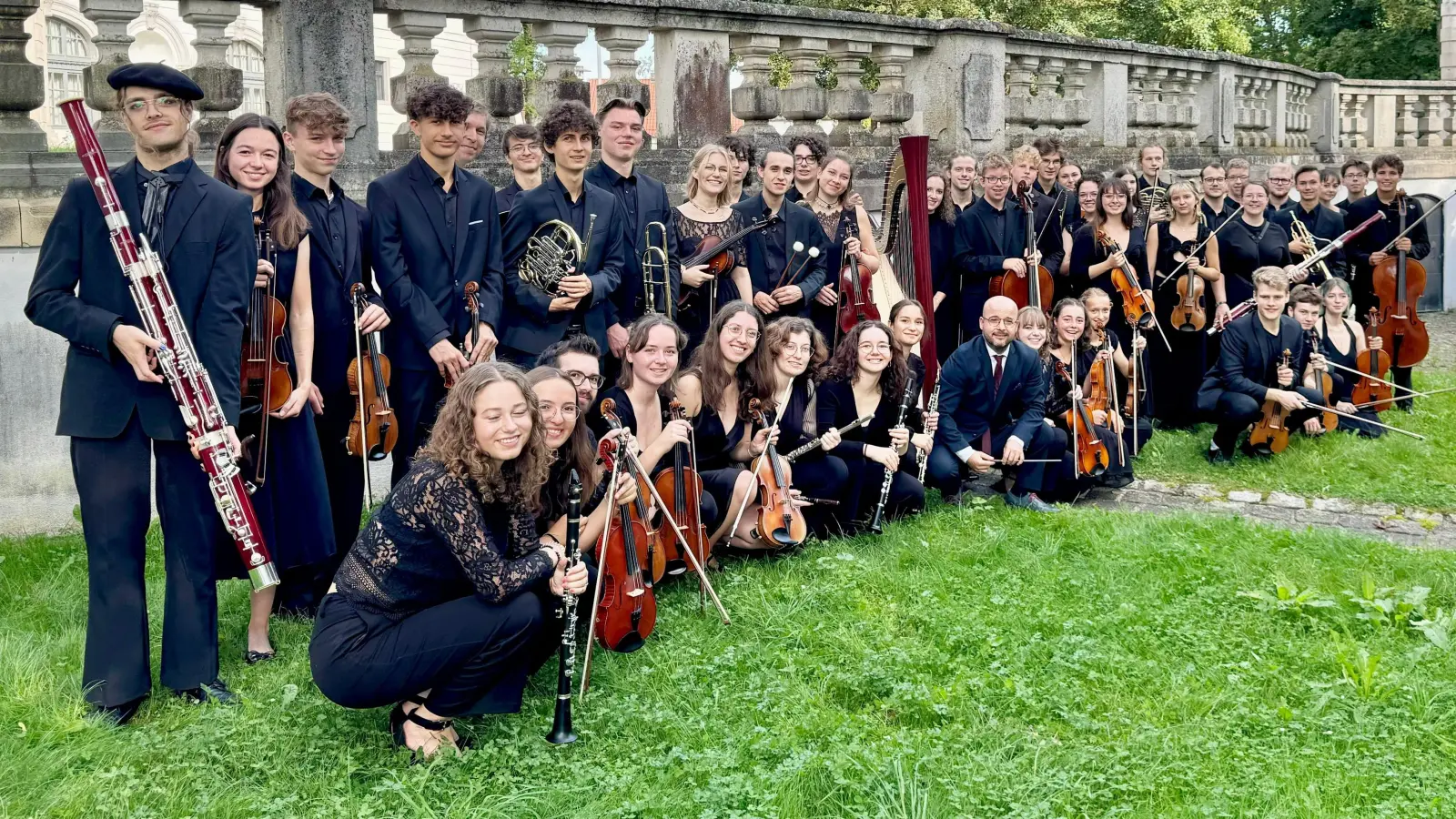 Rund 60 Instrumentalmusiker im Alter von 14 bis 27 Jahren gehören zurzeit dem Ostbayerischen Jugendsinfonieorchester an. (Bild: Johanna Sulejmani)
