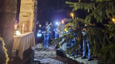 Mitternachtsmette an der H. Staude/ Stadtkapelle Weiden (Bild: Ursula Breinbauer)