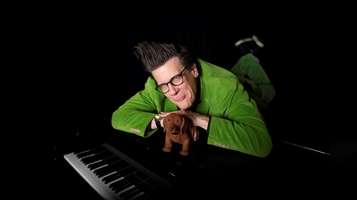 „Fastnacht in Franken”-Star Matthias Walz - „Der böse Mann am Klavier“.  (Bild: Valentin Winhart)