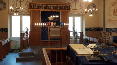 Der Innenraum der Weidener Synagoge. (Bild: Sonja Winkler)