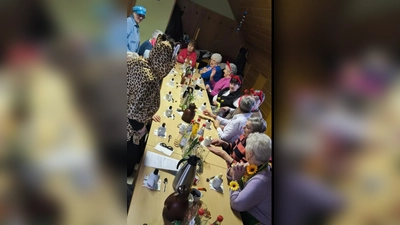 Faschingsfrühstück der Wölsendorfer Dorffrauen. (Bild: Simone Weist)