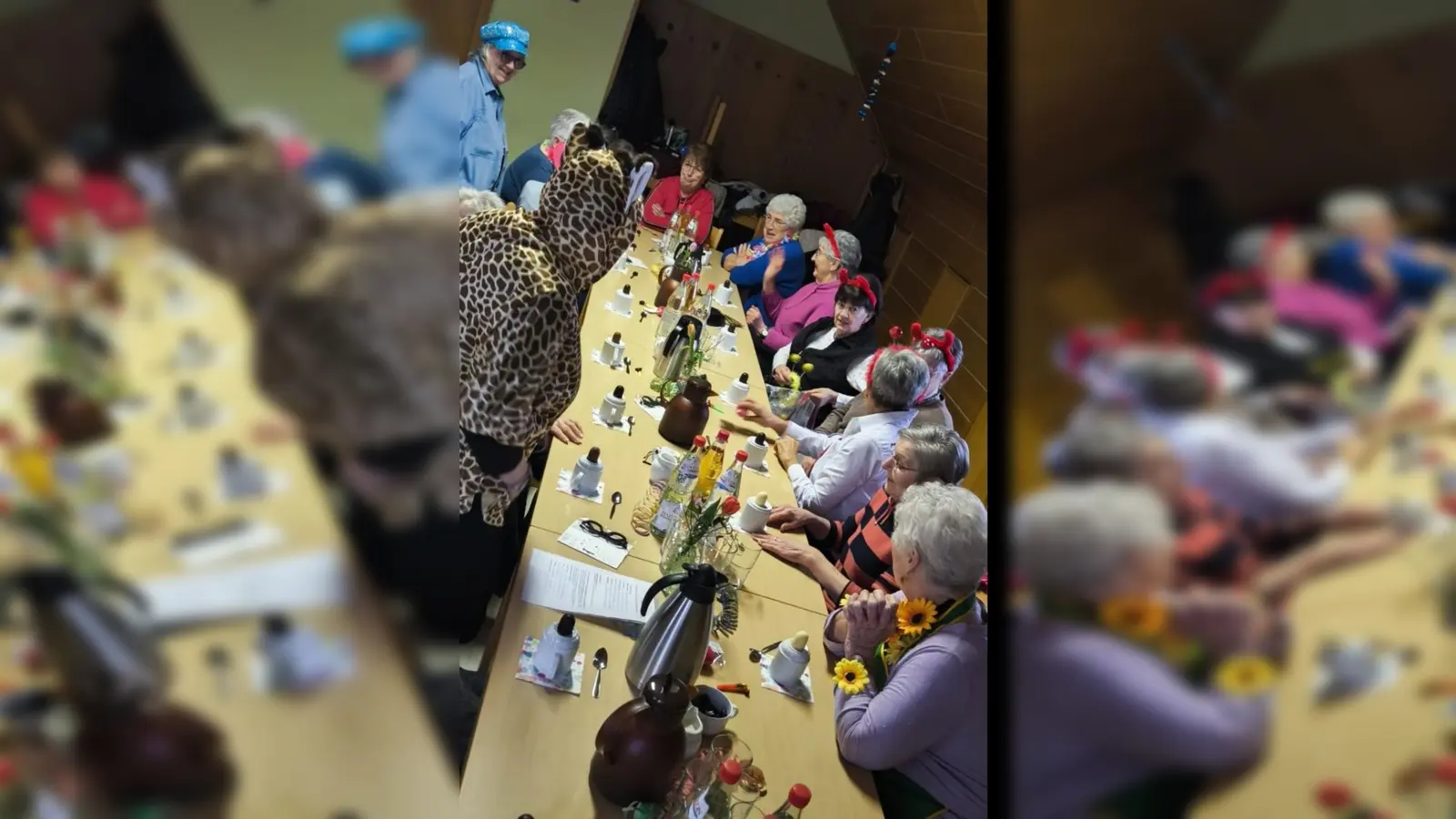 Faschingsfrühstück der Wölsendorfer Dorffrauen. (Bild: Simone Weist)