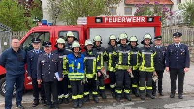 Das erfolgreiche Team der Feuerwehr Döllnitz (Bild: Sieglinde Schärtl)