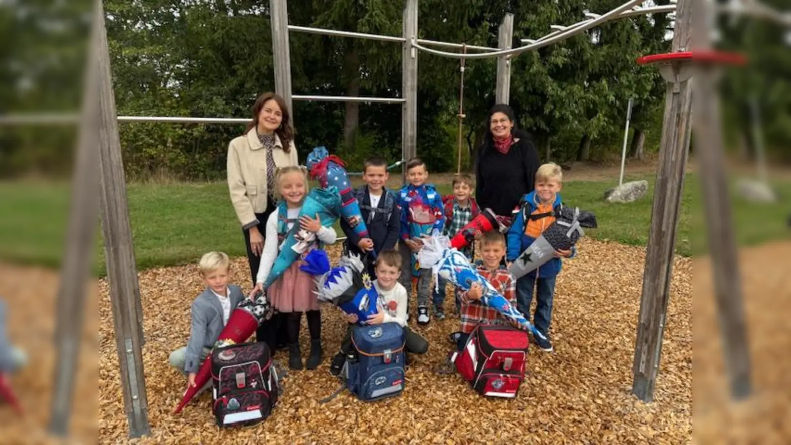 Empfang der Schulanfänger (Bild: Inge Dick)