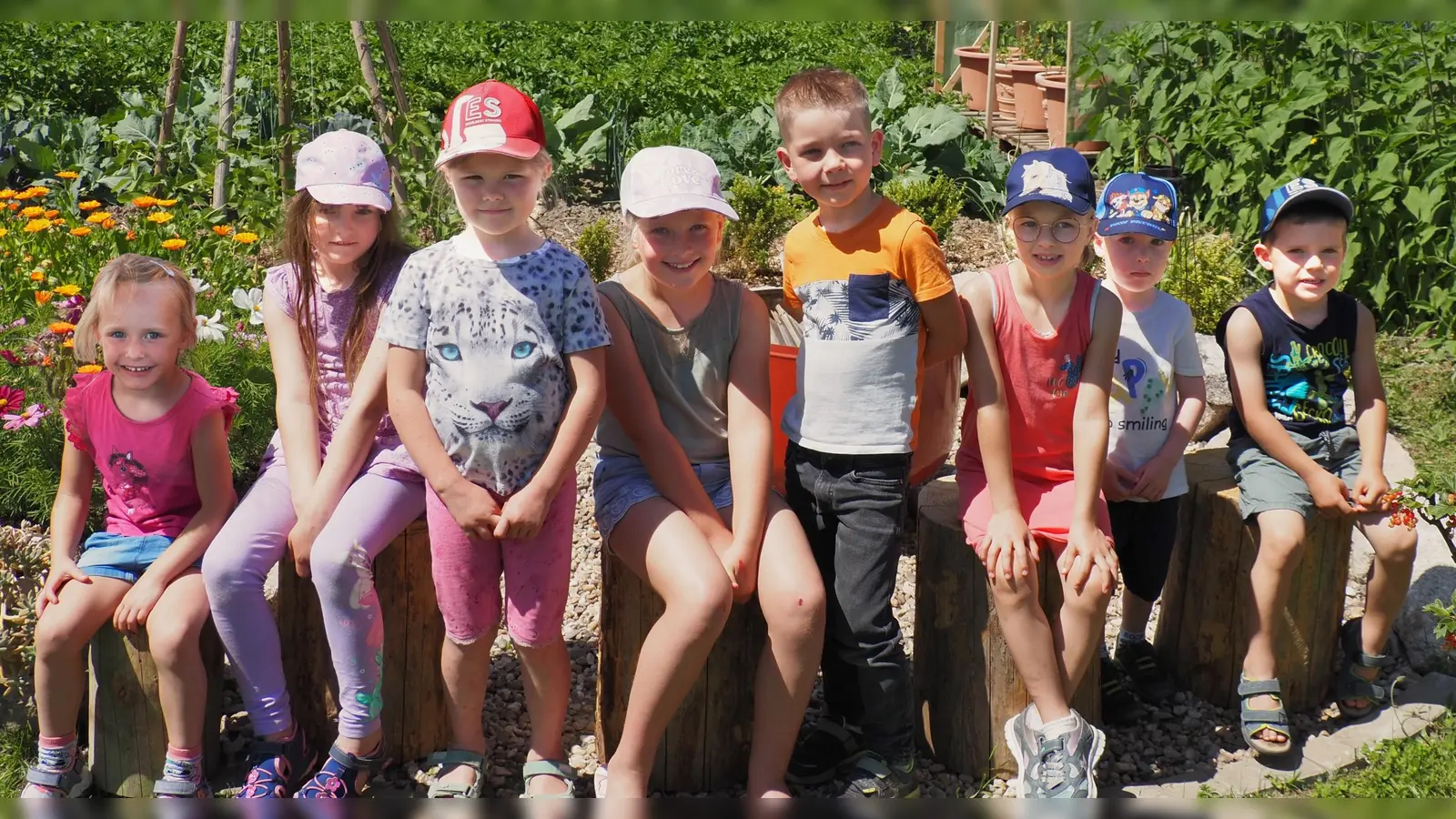 Die Gründungskinder der Kinder- und Jugendgruppe des OGV Erbendorf (Bild: Gerd Neumann)