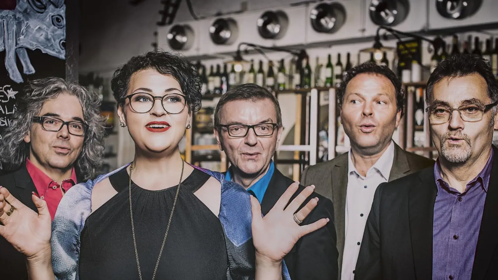 Steffi Denk &amp; Flexible Friends treten im Aurelium in Lappersdorf auf. (Bild: Uli Zrenner-Wolkenstein)