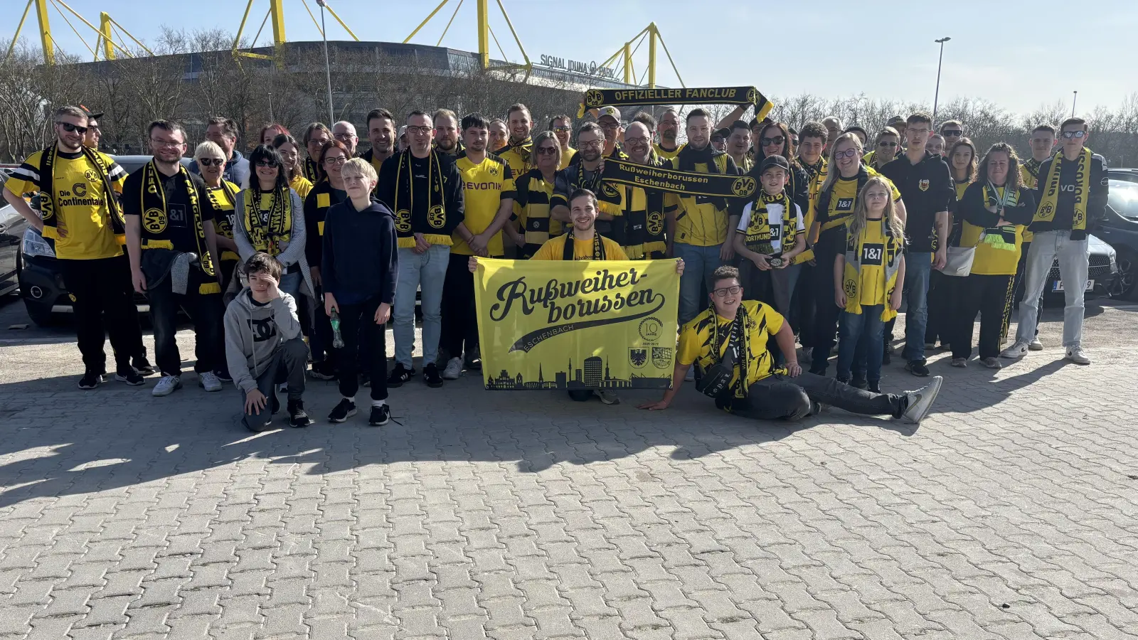 Fanclubfahrt Rußweiherborussen Eschenbach in Dortmund (Bild: Daniel Streit)