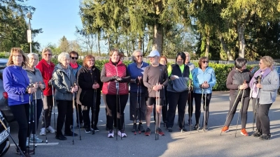 Teil der Walkinggruppe (Bild: Roland Paulus)