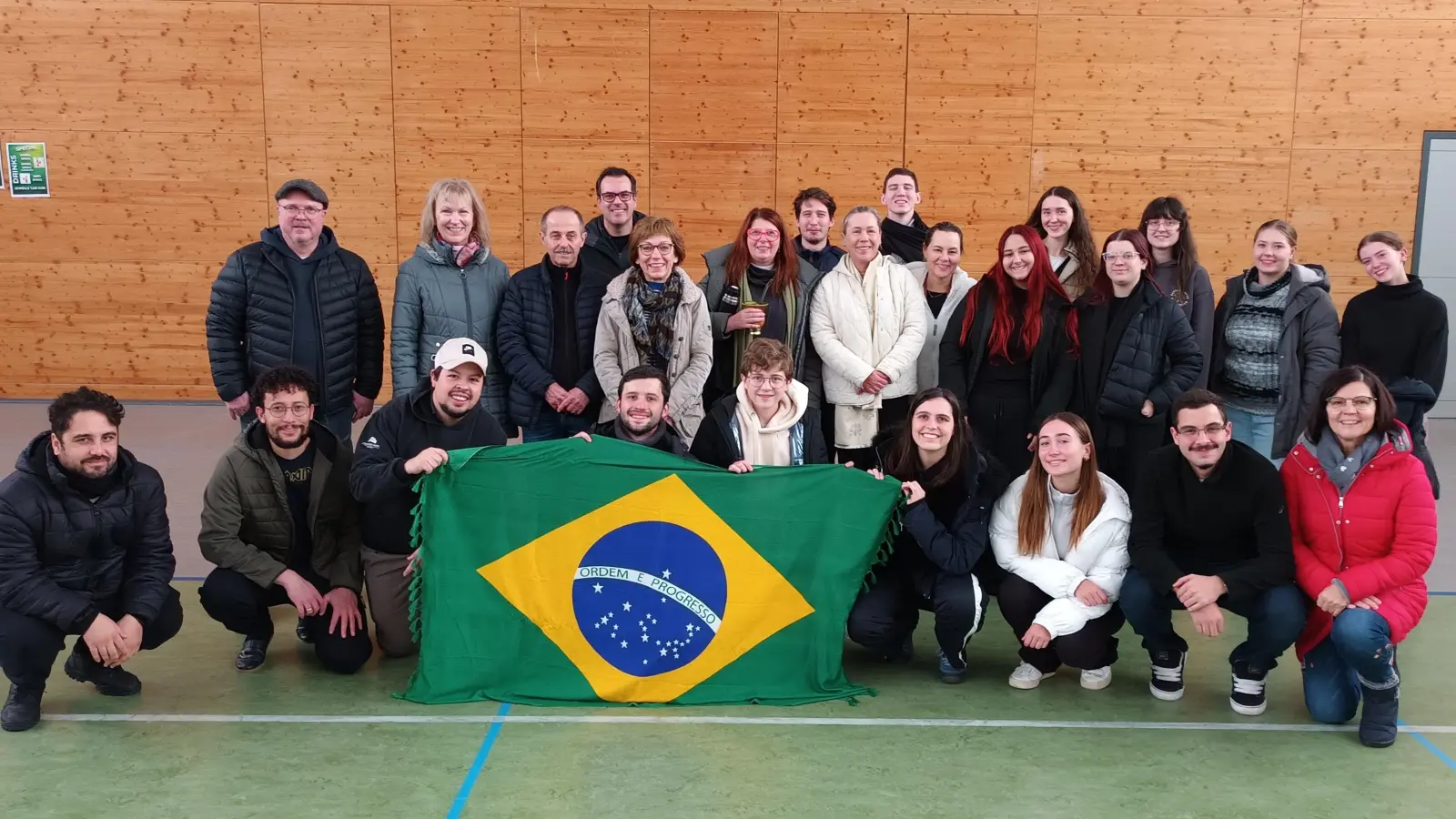 Abschiedsfoto in der Birglandhalle in Schwend . (Bild: Gerda Stollner)