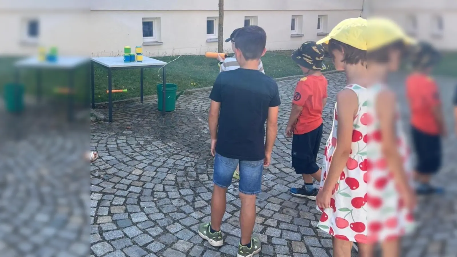 Ihren hellen Spaß hatten die Kinder bei den einzelnen Spielstationen. (Bild: Carmen Stetter)