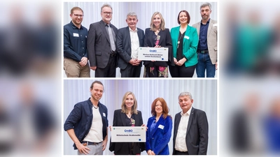 Mittelschulen Grafenwöhr und Eschenbach mit Bertram Brossardt und Anna Stolz  (Bild: Hauke Seyfarth Fotografie )