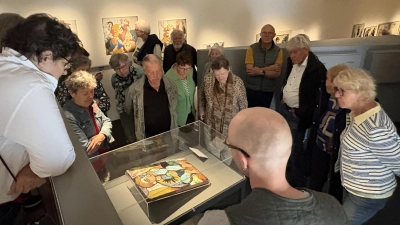Die Sonderausstellung faszinierte die Teilnehmer. (Bild: Reinhold Strobl)