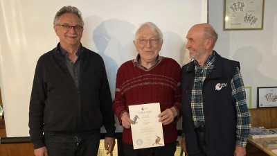 von links nach rechts, Wolfgang Rattai, Hermann Lehner, Gerd Horn. (Bild: Gerhard Horn)