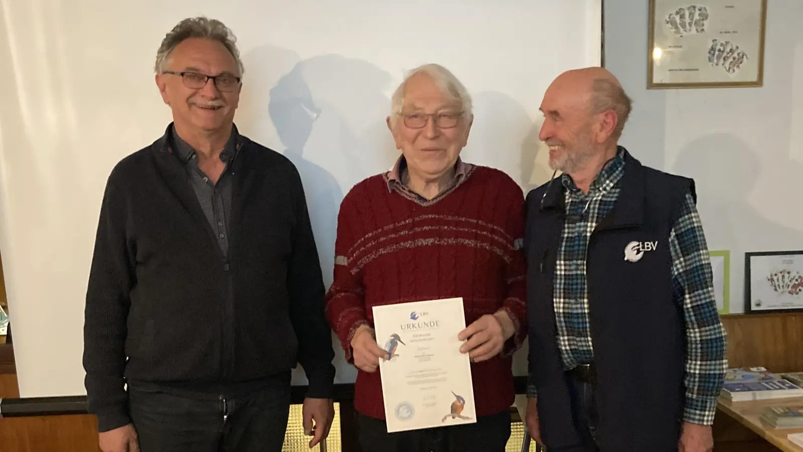 von links nach rechts, Wolfgang Rattai, Hermann Lehner, Gerd Horn. (Bild: Gerhard Horn)