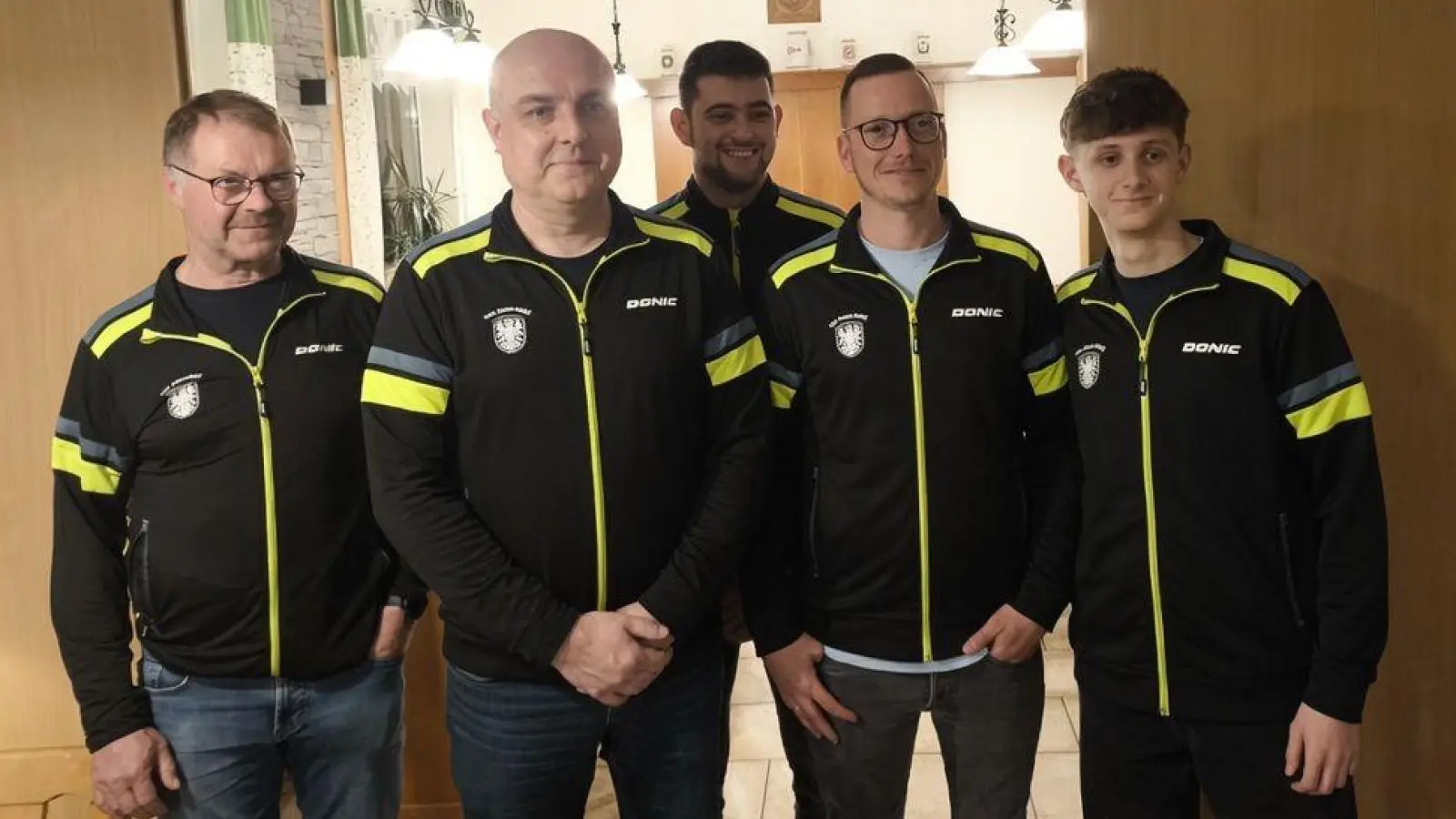 Der gewählte Vorstand (von links): Hubert Scherm, Peter Wenning, Marco Schöfer, Marco Heindl und Sascha Stengl. (Bild: Patrick Lochner)