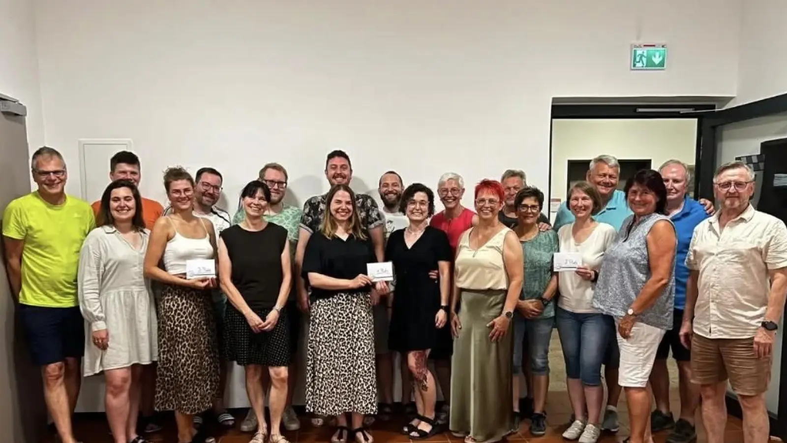 Gruppenfoto der Gewinnergruppen. (Bild: Silke Tanner)