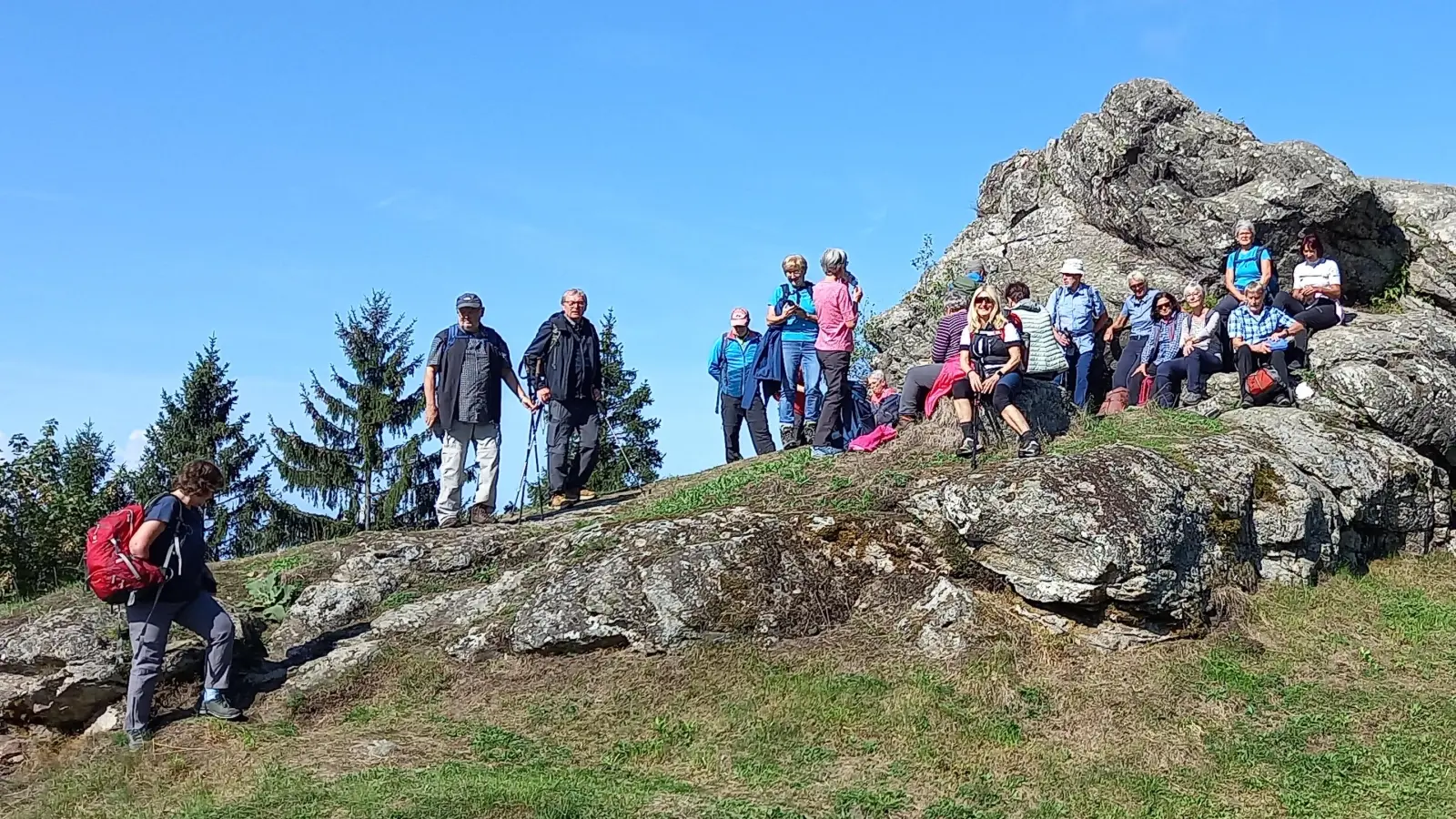 Rast auf dem Wildenstein,  (Bild: Maria Honig)