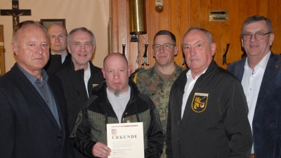 Ehrungen waren der Abschluss der KRK Jahreshauptversammlung (Bild: Josef Popp)