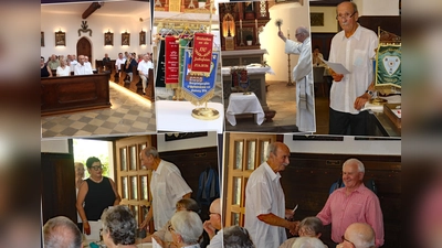 Von der Segnung in St. Katharina über Ansprachen, Grußworte bis zu den Ehrungen (Bild: Bernhard Exner)