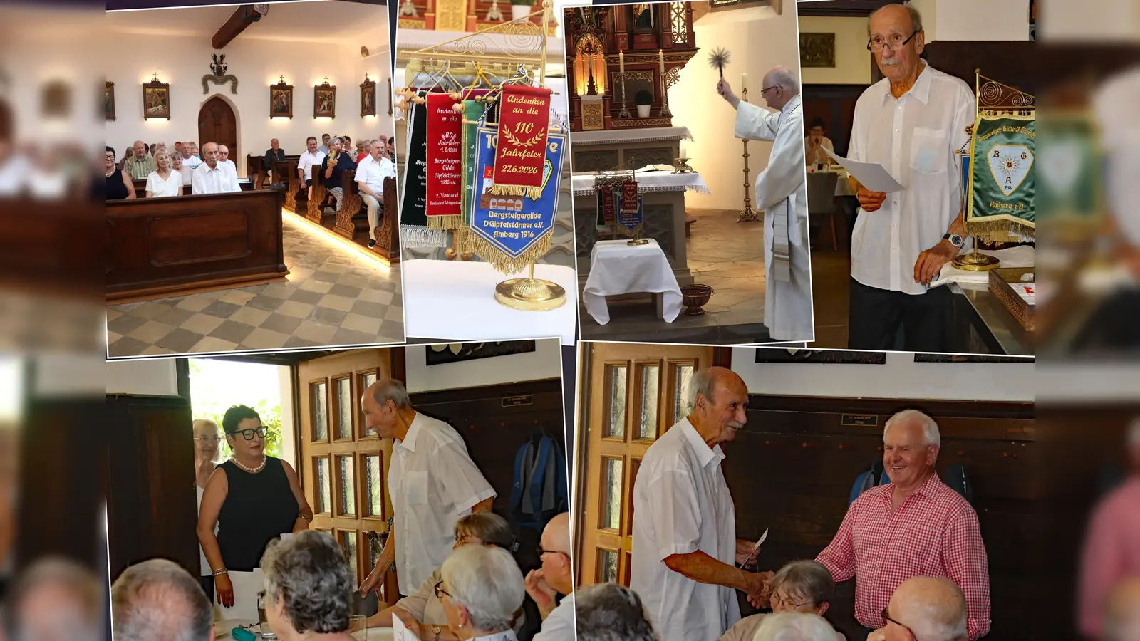 Von der Segnung in St. Katharina über Ansprachen, Grußworte bis zu den Ehrungen (Bild: Bernhard Exner)