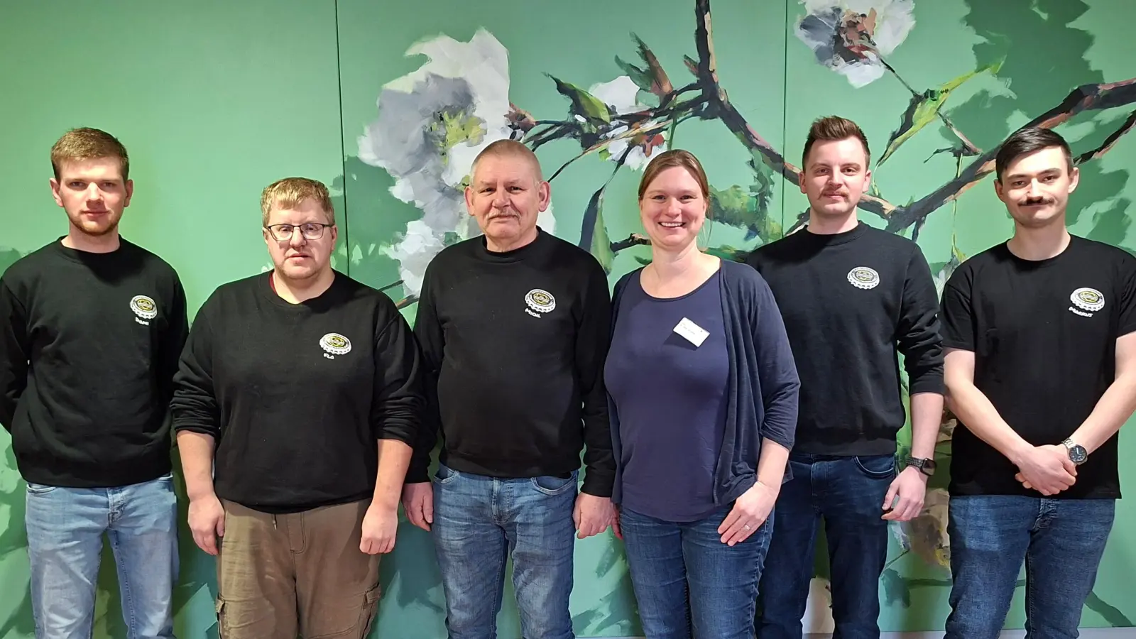 v.l. Dominik Bönisch, Florian Garreis, Michael Lange, Dr. Sonja Gromer, Fabian Schloß, Markus Dehling (Bild: Viktoria Dickert-Nevelö)