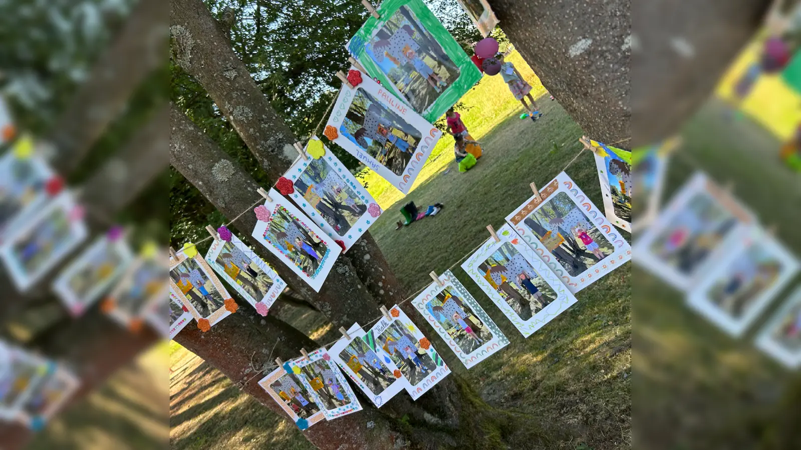 Stolz posierten die Kinder mit dem Kleinen Onkel. (Bild: Corinna Karger-Hostalka)