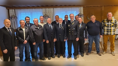 Die neue Vorstandschaft der KSK Ilsenbach mit Kassenprüfern und BSB-Kreisvorsitzenden Manfred Zettl (Bild: David Hoffmann )