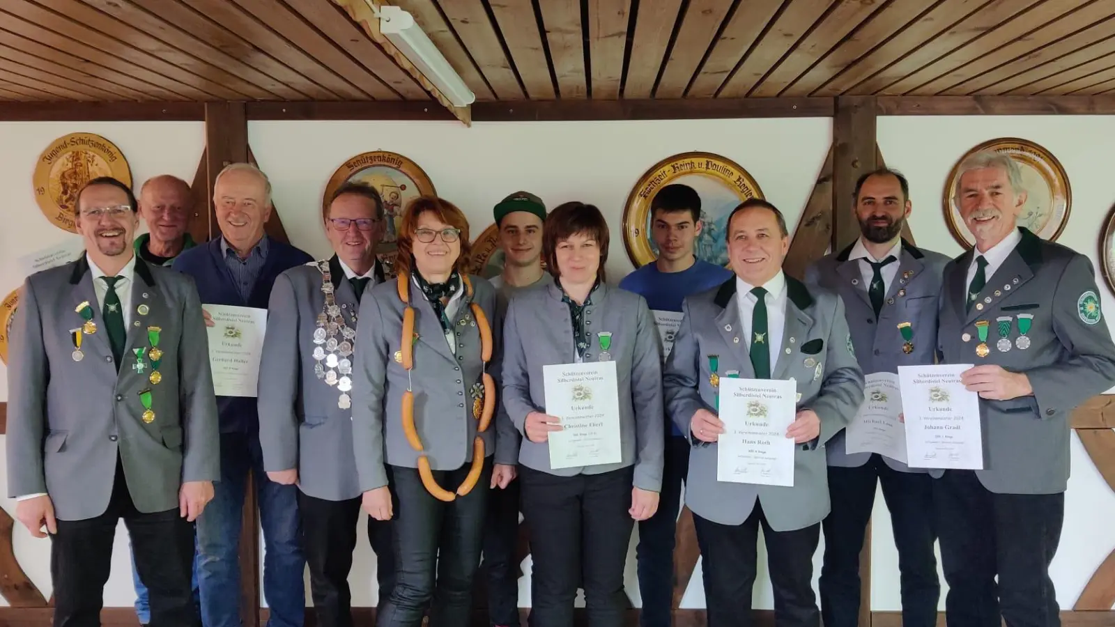 Königsfeier des Schützenvereins Silberdistel. (Bild: Pauline Regler)