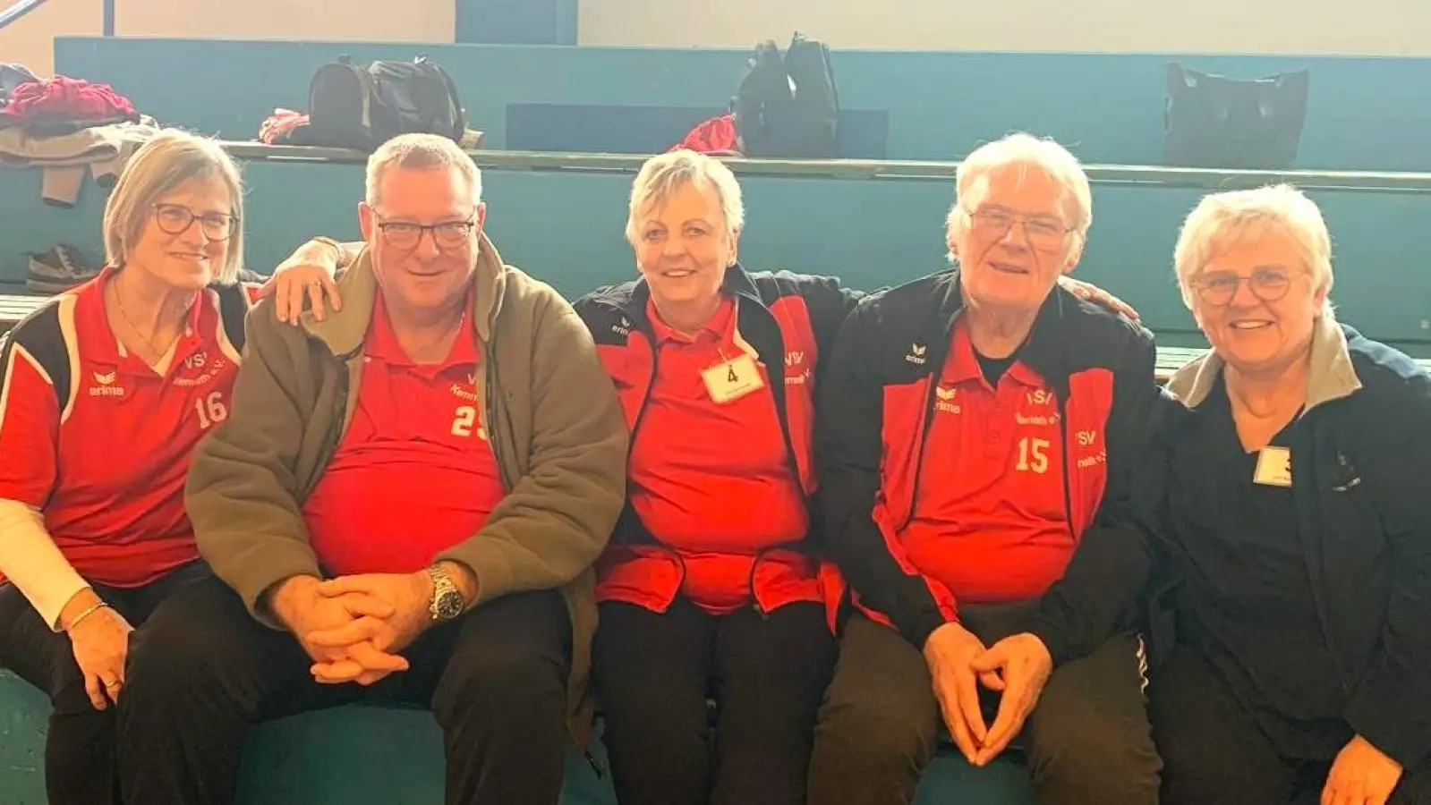 V.l. Betty Krockauer, Helmut Böll, Marianne Nytz, Josef Wagner, Regina Sommerer. (Bild: Helmut Böll)