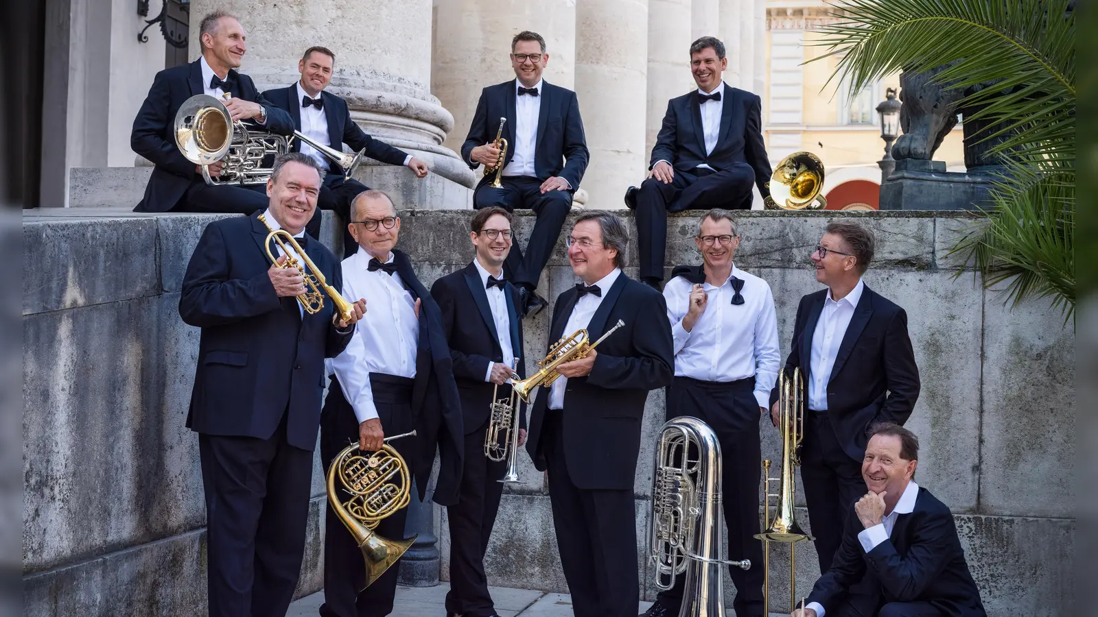German Brass gastiert am 11. Juli zum Rathauskonzert in Vohenstrauß. Die Veranstaltung ist bereits ausverkauft. (Bild: Frank Bloedhorn)