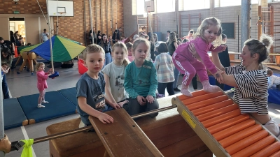 SpVgg Moosbach Indoorspielplatz. (Bild: Martin Bock)