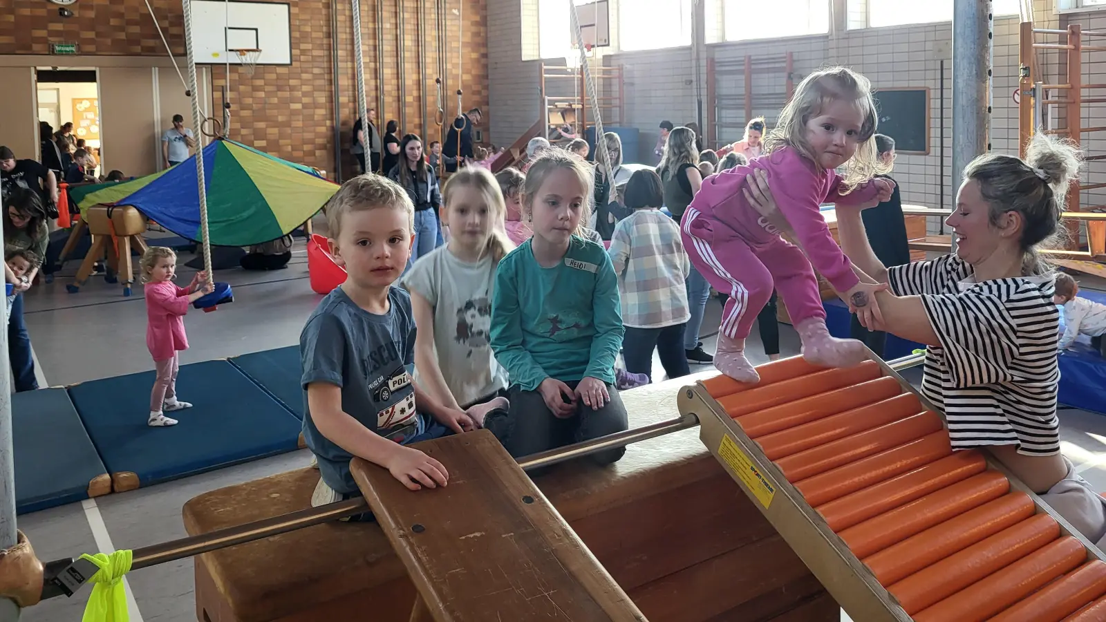 SpVgg Moosbach Indoorspielplatz. (Bild: Martin Bock)
