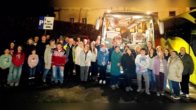 Die Siedlergemeinschaft Waldthurn auf Weihnachts - Salzburg - Fahrt. (Bild: Ludwig Eger)