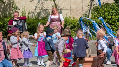 Maikirwa Im Kindergarten Schmidgaden. (Bild: Johannes Schenkel)