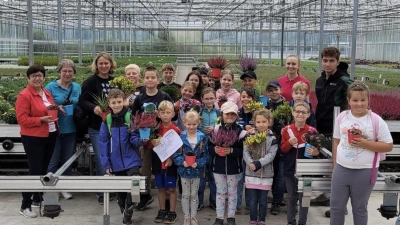 Interessanter Tag im Gewächshaus. (Bild: Doris Enzmann)