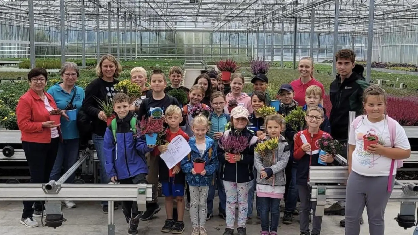 Interessanter Tag im Gewächshaus. (Bild: Doris Enzmann)