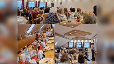 Eindrücke vom diesjährigen Frauenfrühstück. (Bild: Marion Mark, Andrea Schmidkonz)