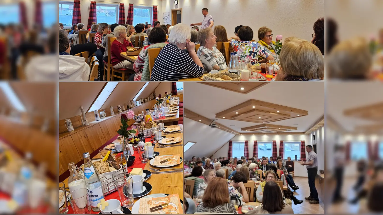 Eindrücke vom diesjährigen Frauenfrühstück. (Bild: Marion Mark, Andrea Schmidkonz)