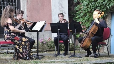Wurzer Sommerkonzerte - Ševčík Quartet. (Bild: Willi Cantzler)