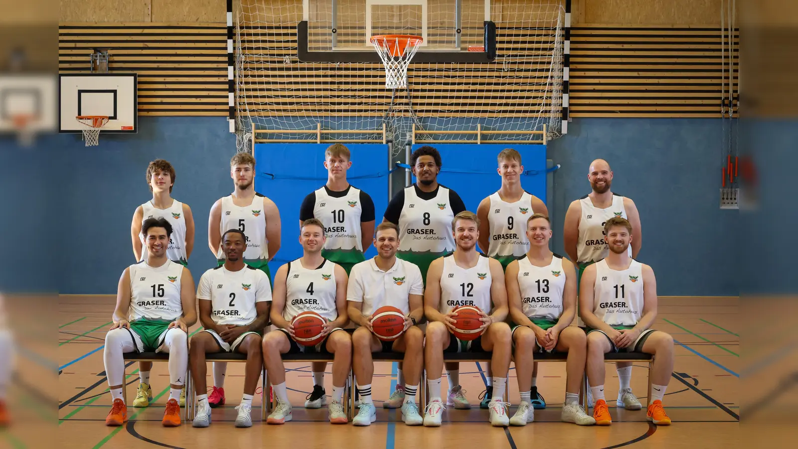 Das Bayernliga-Team der DJK Pressath für die Saison 2025/2026 (Bild: Michael Waldmann)