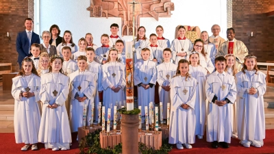 Gruppenbild Erstkommunion. (Bild: Dominika Soltysova)