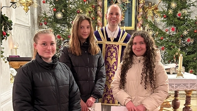 Verabschiedung der Ministranten. (Bild: Antje Madl)